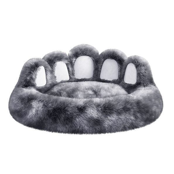 Cute Dog Bear Paw Shape Dog Bed, Dog Beds & Furniture For Small And Medium Dogs, Cozy Plush Cute Cat Beds For Indoor Cats - Image 3